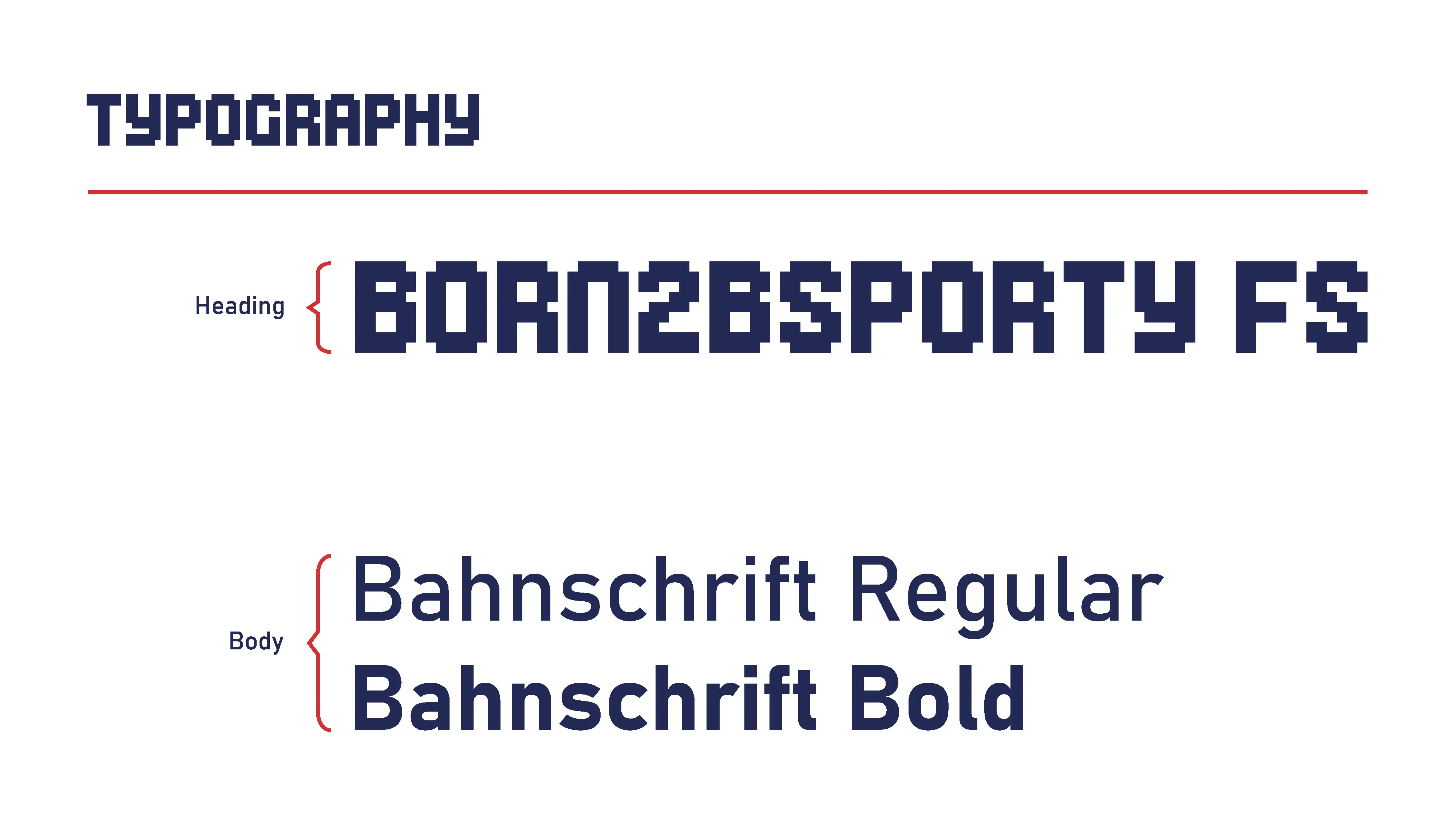 Typography used on JumpyJakob's promotional materials, featuring a pixellated heading font and a rounded body font.
