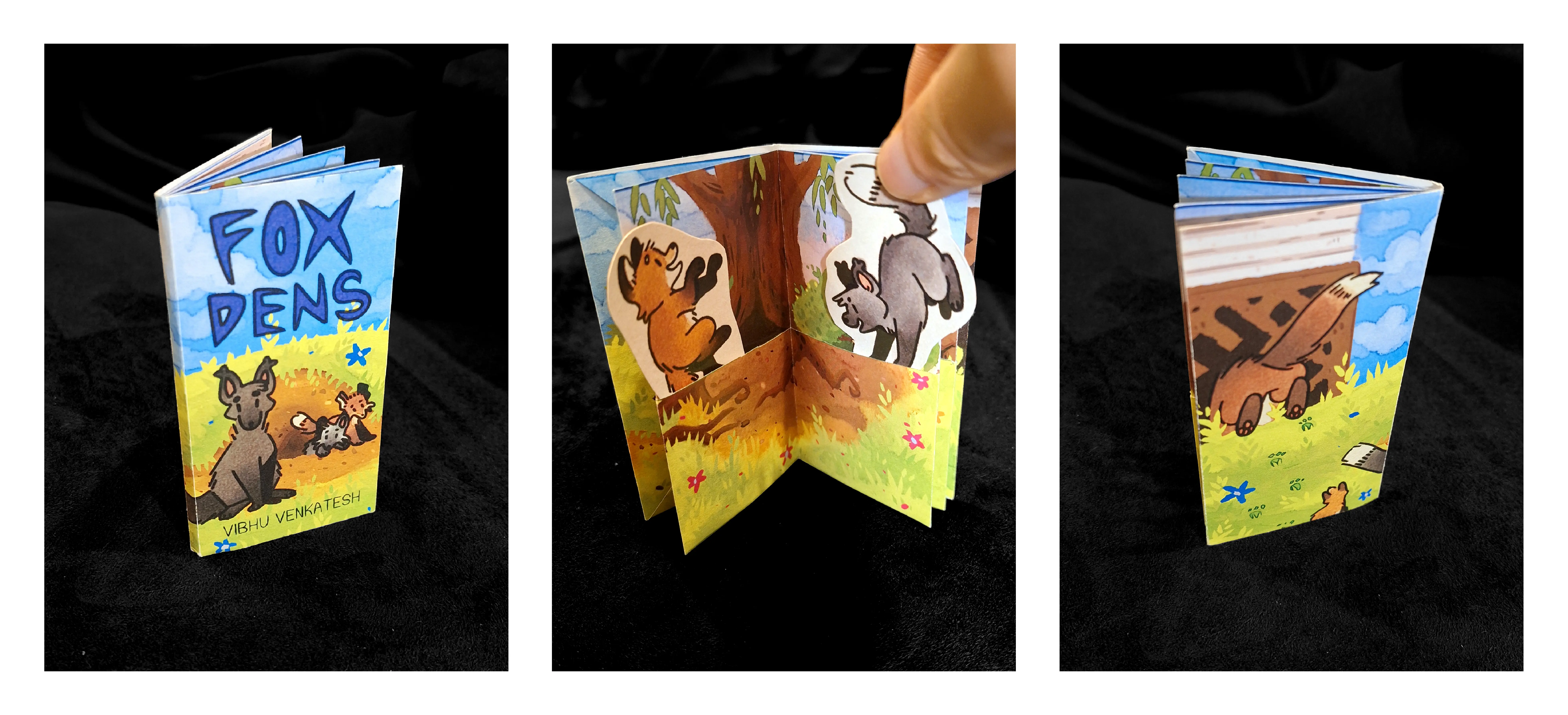 The physical copy of Fox Dens.